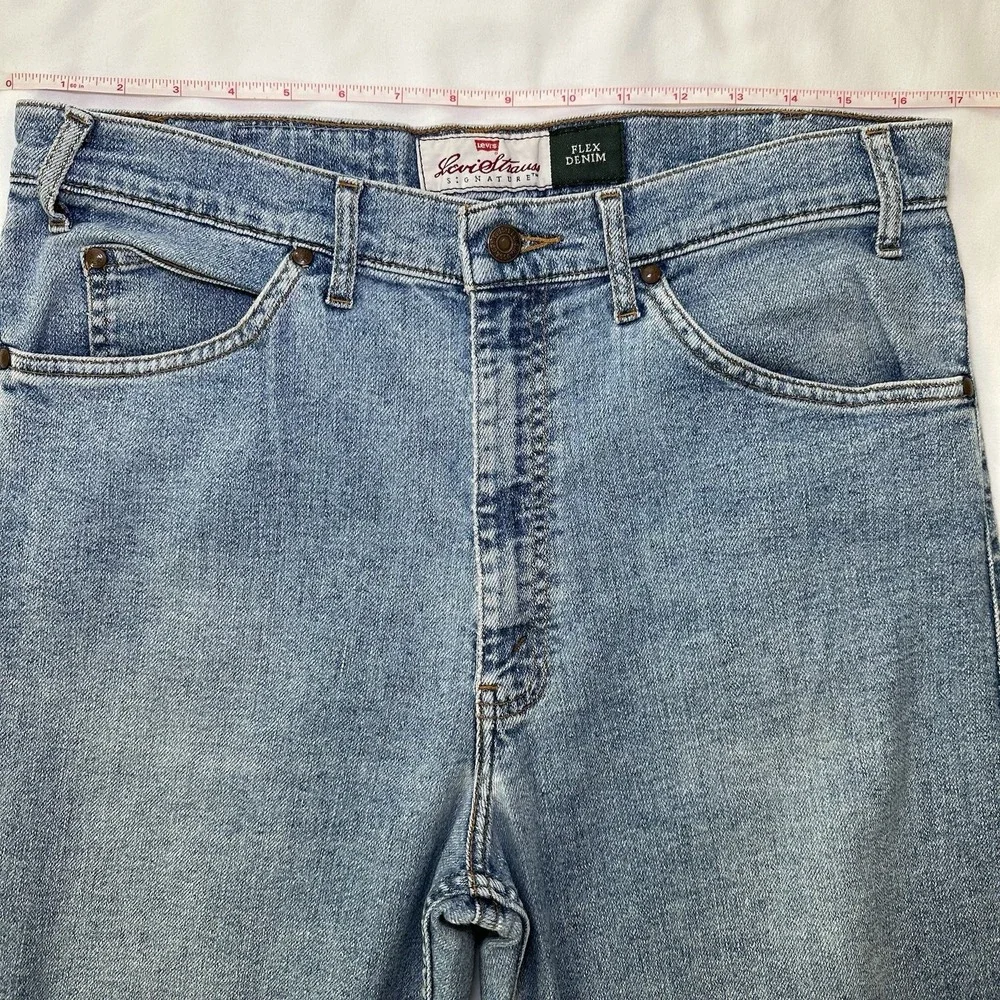 Vintage Levis Jeans Mens 34x34 Flex Y2K 90s Original Riveted Denim‎